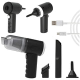 3 in 1 Car Mini Vacuum Cleaner | Blower Wireless Portable | Rechargeable Handheld High Power Suction Vacuum Cleaning Machine | Home Car Computer Keyboard Cordless Air Blowing Dusting