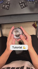 Gyro Ball | Hand Grip Strengtheners |  Exercise Wrist Gyro Ball | 2 Adjustable Hand Grips | Arm Workout | Pocket Gyro Exercise Ball | Forearm Strength Trainer | Wrist Rehabilitation | Muscle Growth Home Workout