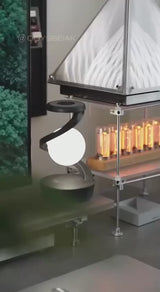 Spiral Rotating Desk Lamp | RGB Spiral Rotating Moon Lamp