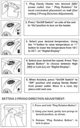 Handy Heater | Room Heater | 400W Heater | 400W Room Heater

(With Remote)