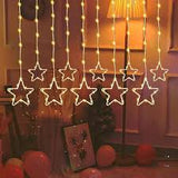 5+5 Star Light | 5+5 LED Star Curtain Light With 138 LEDs
