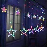 5+5 Star Light | 5+5 LED Star Curtain Light With 138 LEDs