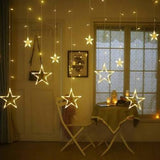 5+5 Star Light | 5+5 LED Star Curtain Light With 138 LEDs